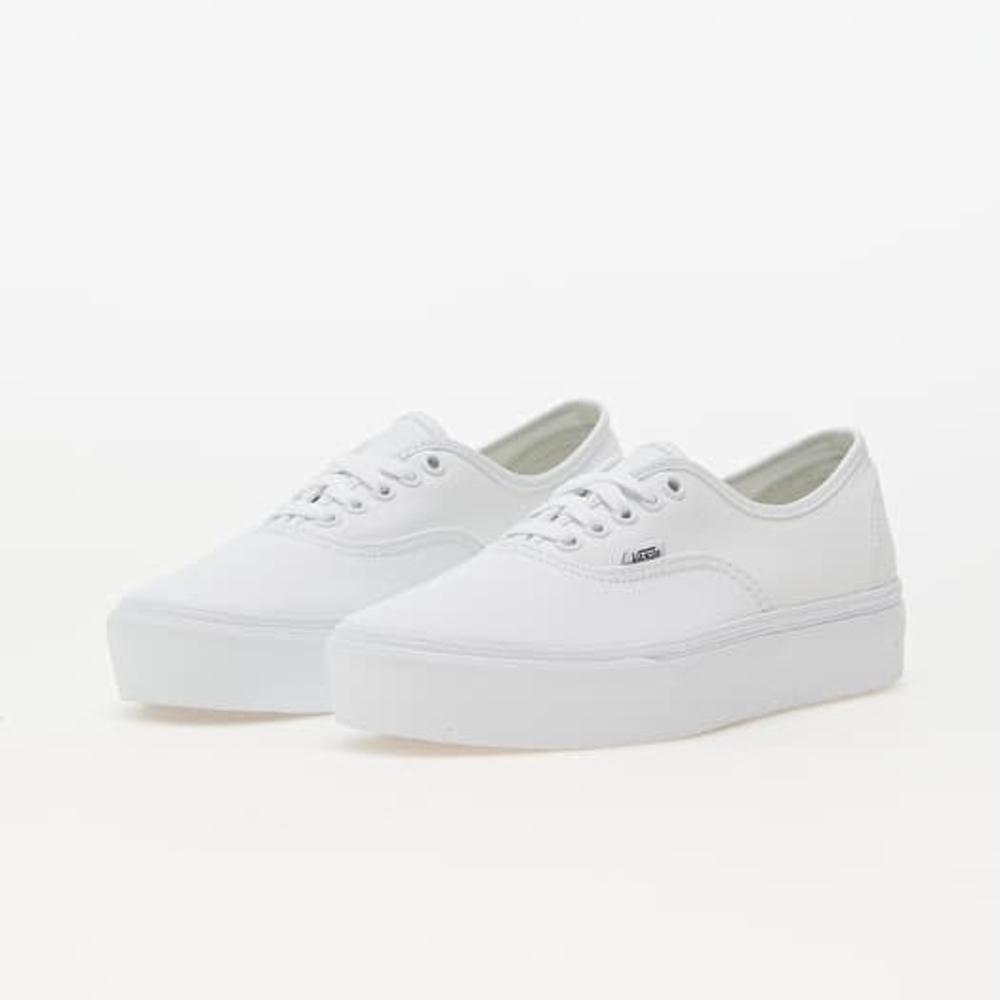 Vans White Leather Sneakers